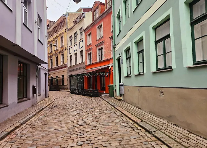 아파트 Old Town Rustic Elegance By The Livu And Dome Squares